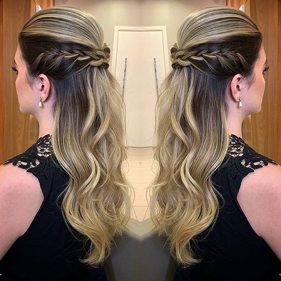 20 Ideias de Penteado Meio Solto para Formandas