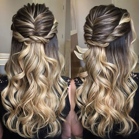 20 Ideias de Penteado Meio Solto para Formandas