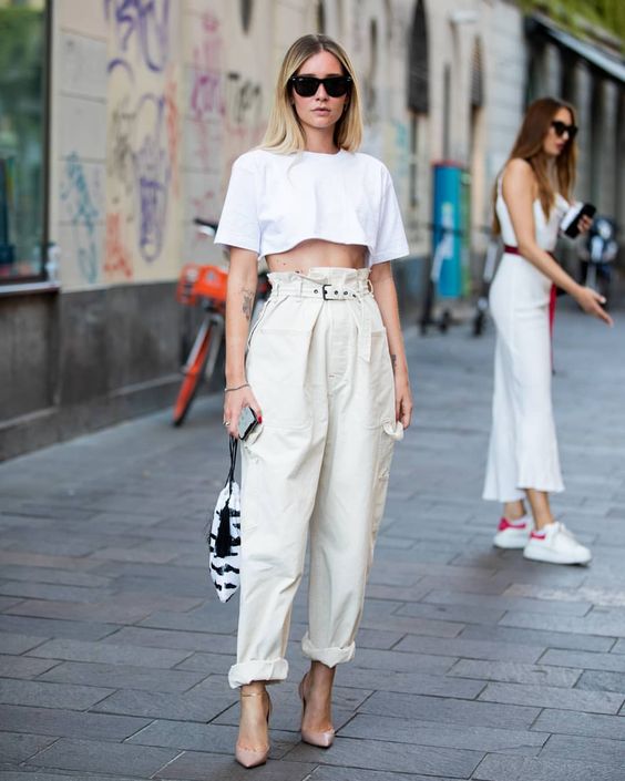 Looks total white Feminino