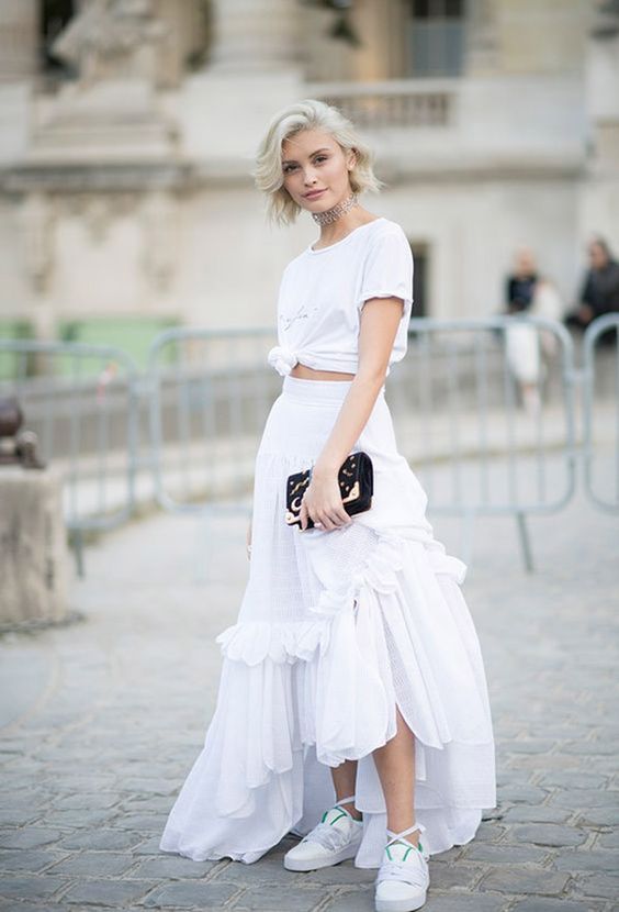 Looks total white Feminino